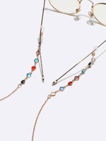 Acrylic black and white glasses chain GM161