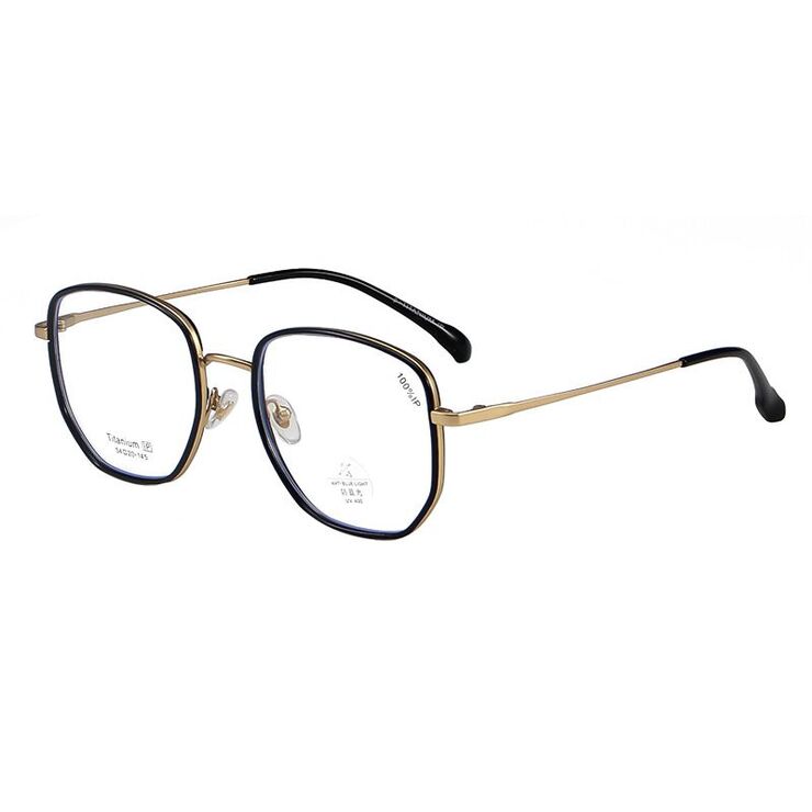 Оправа сверхлёгкая титановая + пластик с линзами с защитой от синего цвета TR90 MAMO T22504
