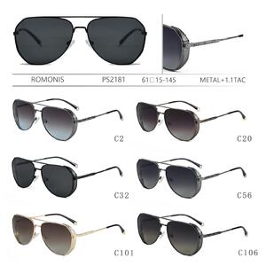 Polarized metal sunglasses for men Romonis PS2181-R