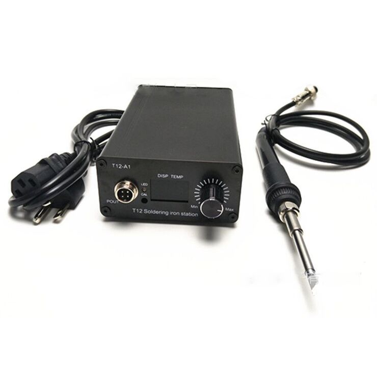 Паяльная станция, электрический паяльник 75 Вт, HY-T12 (T12-A1)