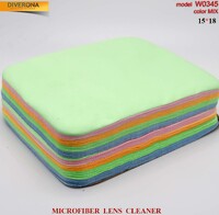 High-density microfiber napkin for glasses lens cleaning W0345, 15*18 cm (price for a pack)