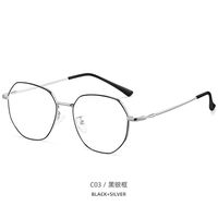 Metal glasses with Blue ray cut 2897-3-GT