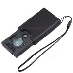 Folding magnifier with universal backlight 9585-XX, dimensions: ⌀20 mm, ⌀9 mm. Magnification: 30Х, 45Х, 60Х