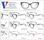 Оправа пластиковая из ацетата + металл с флексом D3029-DA