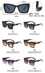 PC plastic sunglasses with metal hinge 5186W