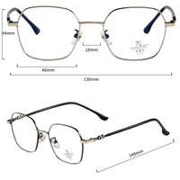 Metal frames with Blue Ray Cut lenses MAMO F99013