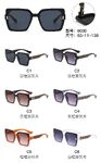 PC plastic sunglasses with metal hinge 6030W