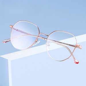 Metal glasses with blue light and UV protection 9654-3-GT