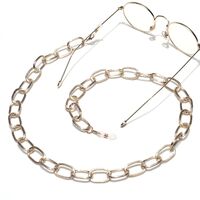 Gold-colored metal non-slip chain, thick, for glasses and masks GL1427
