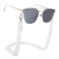 Acrylic non-slip chain, thick concave shape, for glasses and masks GL288-1