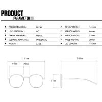 Plastic nylor glasses with blue light protection for women 68155-PN