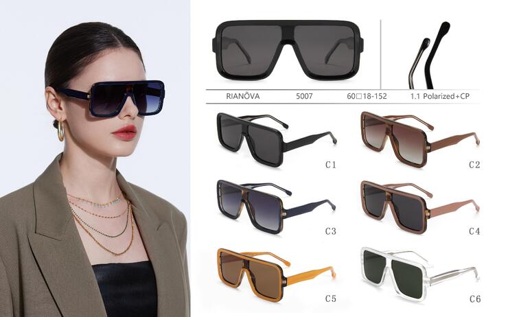 Солнцезащитные поляризационные пластиковые очки Rianova R5007