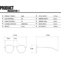 Plastic glasses with blue light protection for women 5602-PN