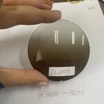 Линзы пластиковые  с защитой UV400 FL2029, Ø71 мм, индекс 1.49, F=400/600мм, коричневый градиент (цена за пару)