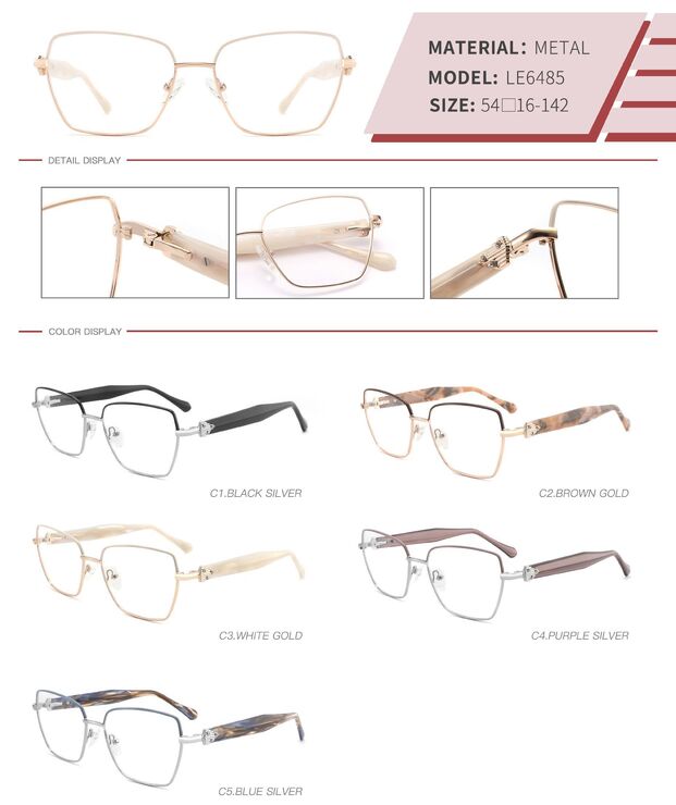 Оправа металлическая с флексом LE6485-DA