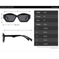 Пластиковые солнцезащитные очки в форме 