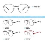 Металлическая оправа с дужками из материала TR-90 HD01-01