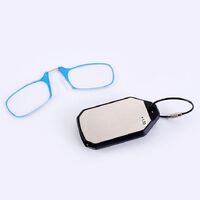 Plastic reading pince-nez glasses with case 6008, diopters from +1.00 to +3.00, RMC=62-64