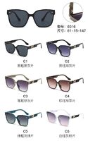 PC plastic sunglasses with metal hinge 6016W