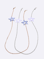 Set of two gold glasses chain GM149