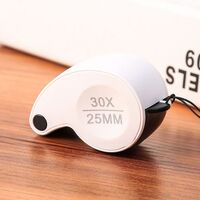 Лупа складная с универсальной подсветкой 92530-XX, размеры: ⌀25 мм. Увеличение: 30Х 