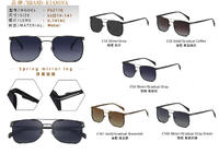 Солнцезащитные поляризационные металлические очки с флексом Rianova PS2110