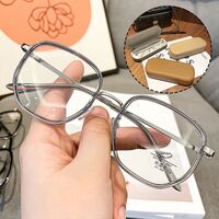 Metal eyeglasses Blue ray cut KY1216 with case