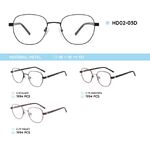 Металлическая оправа с дужками из материала TR-90 HD02-03D