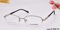  Semi-rimless cheap metal frames for glasses Allmilmo AL7069