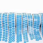 Липкий сегмент (липучки, слиперы, противоскользящие накладки для блокировки) для линз, голубой цвет, материал IEPX, 1000 штук