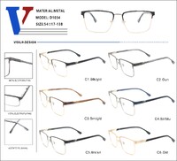 Оправа металлическая полуободковая с флексом D1034-DA