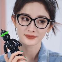 Plastic glasses with blue light protection for women 66017-8339-PN