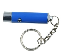 Flashlight with blue light transmittance test