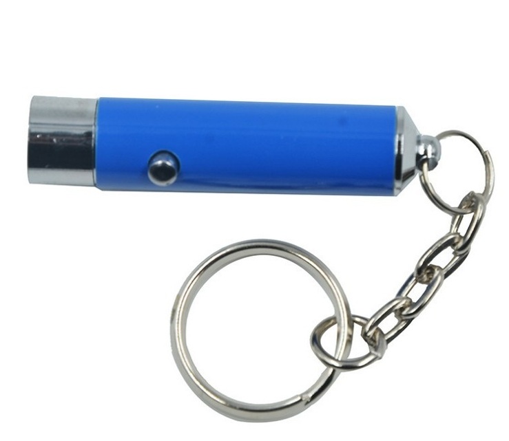 Flashlight with blue light transmittance test