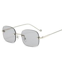 Metal rimless sunglasses with UV400 protection 2945-GT