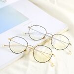 Metal glasses with blue light and UV protection 9608-2-GT
