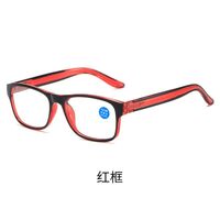 Plastic reading glasses KY858 with Blue ray cut protection and flex hinges, diopters from 0.00 to +4.00, RMC=62-64