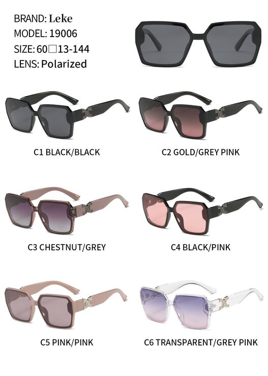 Polarized plastic sunglasses Leke L19006