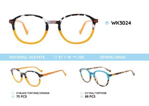 Детские пластиковые оправы из материала ацетат WK3024