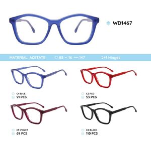 Plastic acetate eyeglasses frame for women WD1467