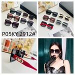 Polarized metal + TR90 sunglasses P05KY 2912