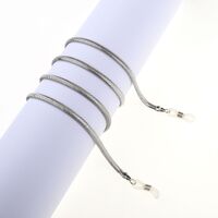 Metal non-slip chain, flat snake, for glasses and masks GL186