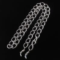 Silver-colored metal non-slip chain, thick, for glasses and masks GL206