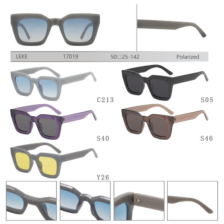 Polarized plastic sunglasses for women Leke LK17019