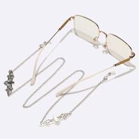 Металлическая нескользящая цепочка серебряного цвета, с летучей мышью, для очков и масок GL842-2