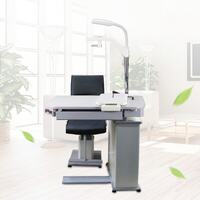 Ophthalmologist workstation, combined table + chair CS-560A, tabletop 980*490 mm