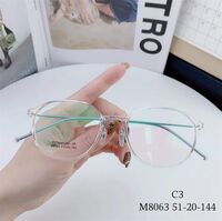 Оправа гибридная, металл + TR90, линзы с Blue Block покрытием SANTA M8063