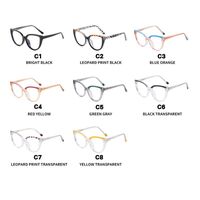 Plastic TR90 glasses with blue light protection TR81197-PN