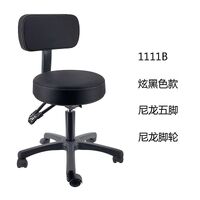 Стул вращающийся на колесиках с подъемником и водостойкими сиденьем и спинкой 1111B