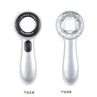 Лупа с универсальной подсветкой, увеличительное стекло с ручкой 8690, диаметр: 35 мм, увеличение: 30X